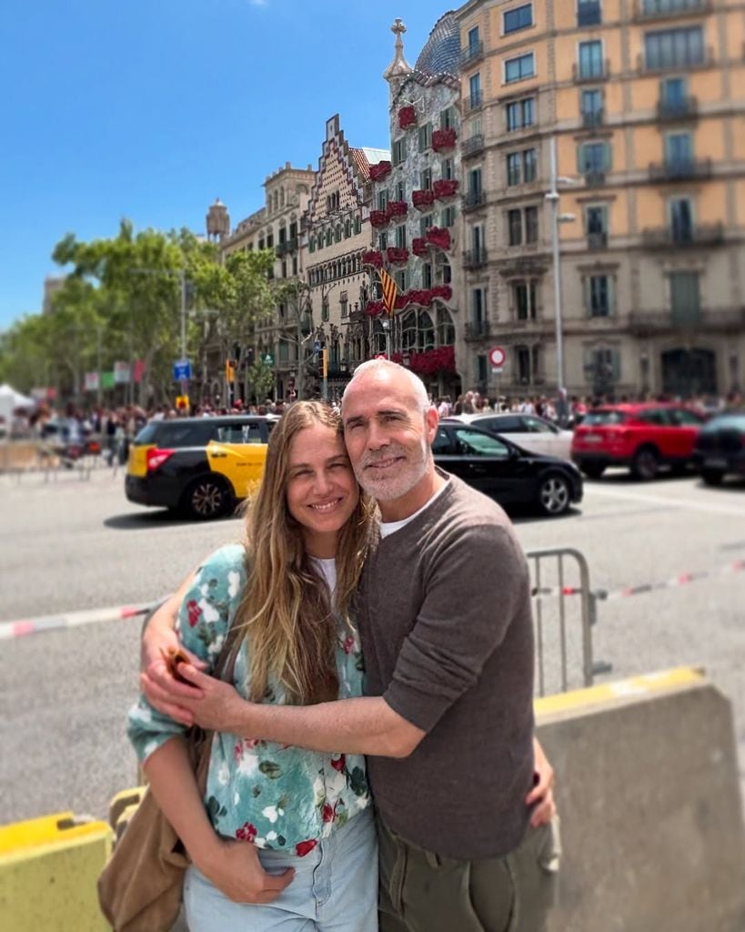 La pareja en Barcelona, donde residen