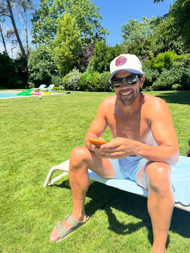 Fernando Verdasco en la piscina