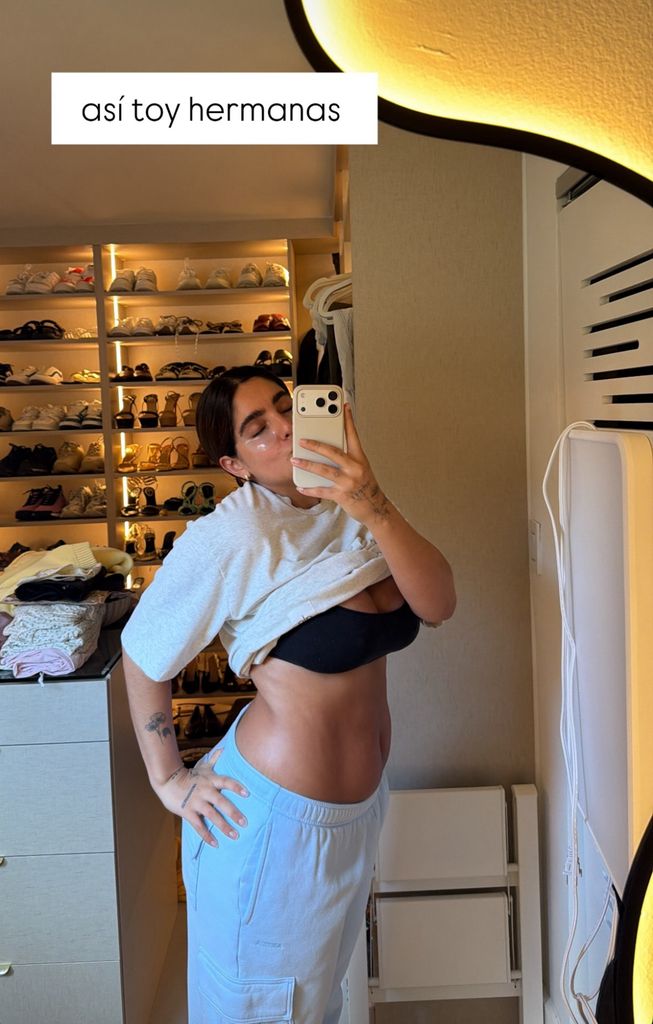Isabella Ladera mostró su figura postparto