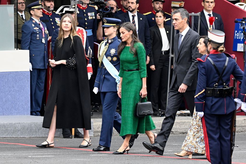 La infanta Sofía en el desfile del Día de la Hispanidad 2025. 