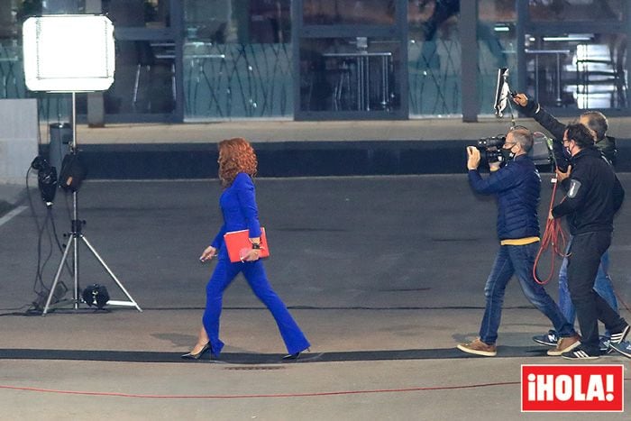 Rocío carrasco en el plató de Mediaset