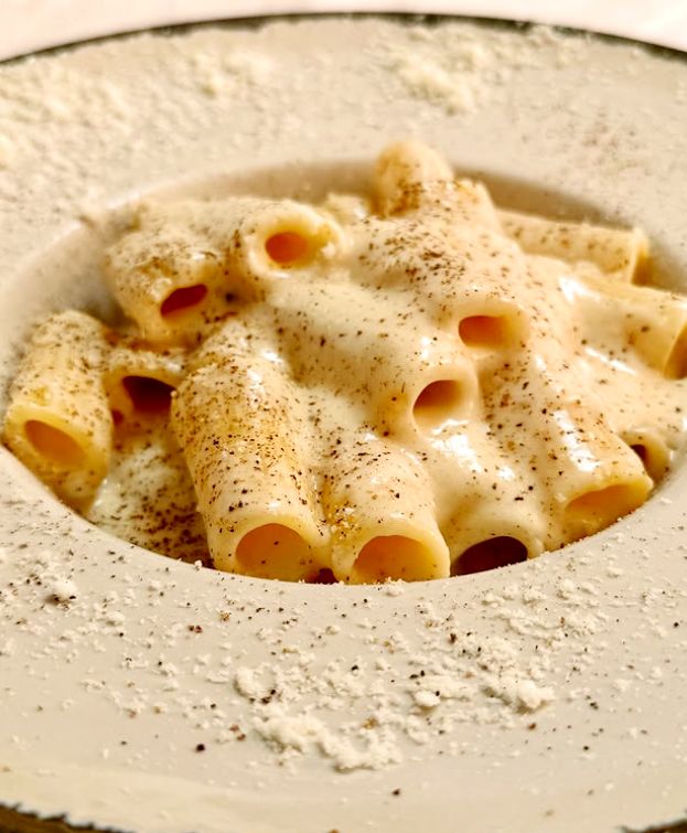 Uno de los platos de pasta que pueden degustarse en el restaurante Sandro, especializado en cocina italiana.