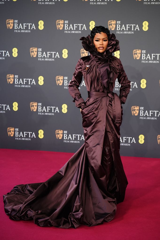 Teyana Taylor en los premios BAFTA 2026