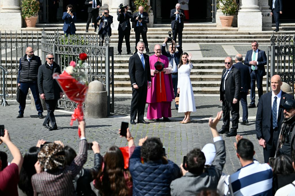 Los Reyes en la Basílica Santa María la Mayor de Roma 