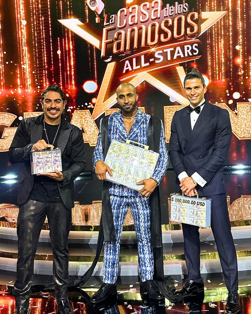 Rey Grupero, Carlos Cruz 'Caramelo' y Luca Onestini; los tres primeros lugares de 'La Casa de los Famosos All-Stars'