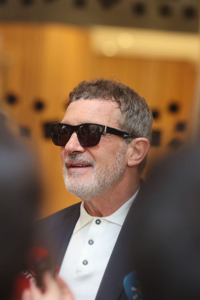 Antonio Banderas en el estreno de 'Godspell' en Málaga