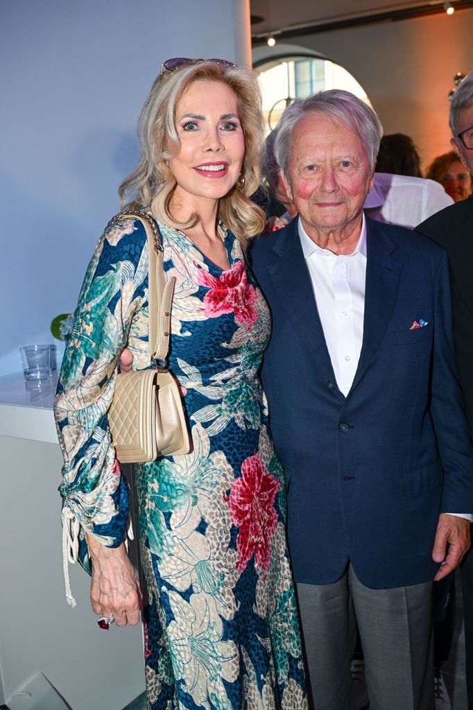 Gabriele de Leiningen y Wolfgang Porsche, en una imagen de archivo en el año que comenzaron su relación