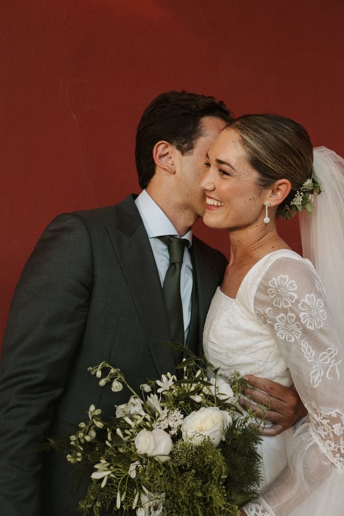 Pendientes largos para novias