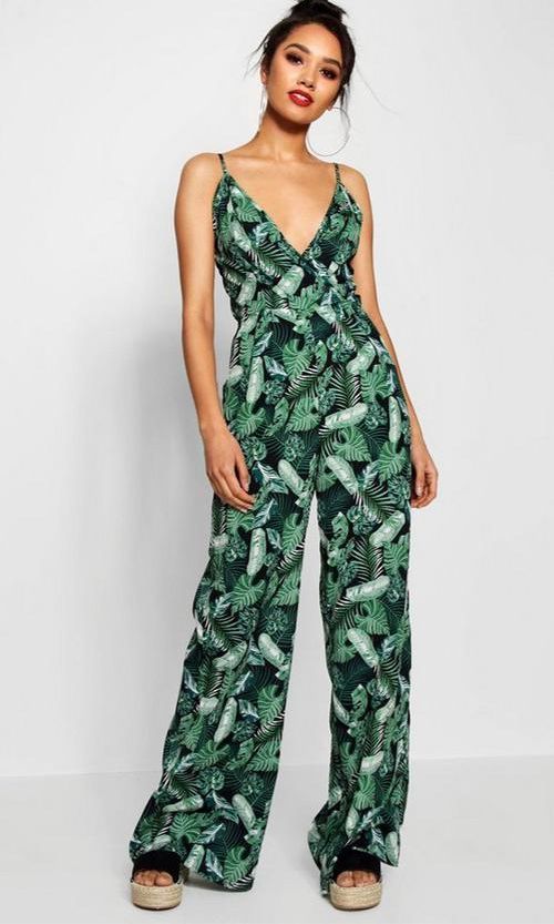 el estampado de hojas verdes tambi n est de moda