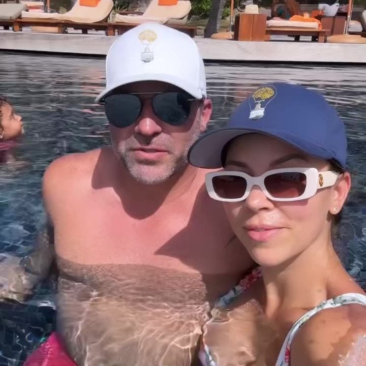 Ximena Duque y su esposo Jay Adkins