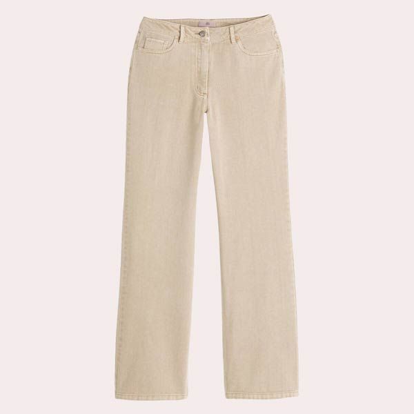 pantalon denim beis