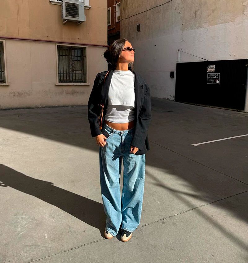 Victoria de Marichalar con zapatillas Adidas Samba OG W