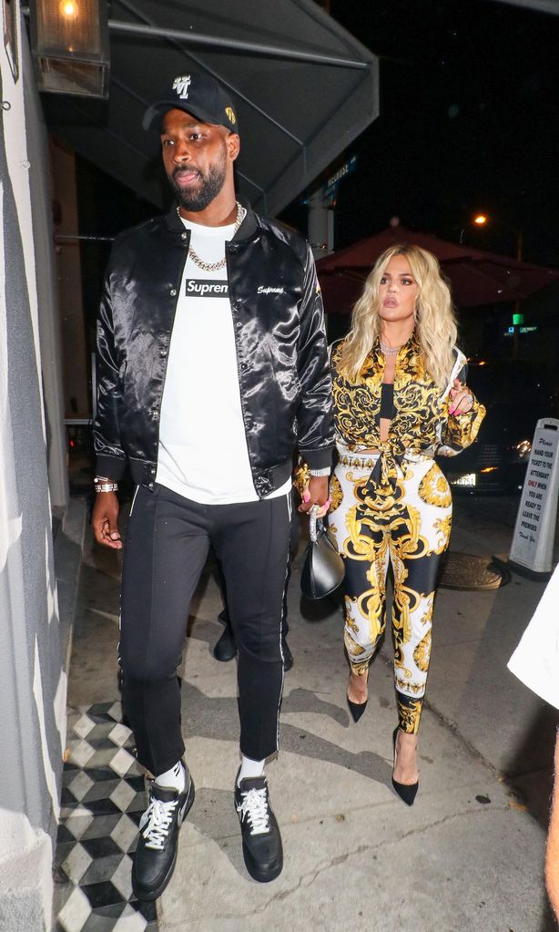 Khloé Kardashian y Tristan Thompson