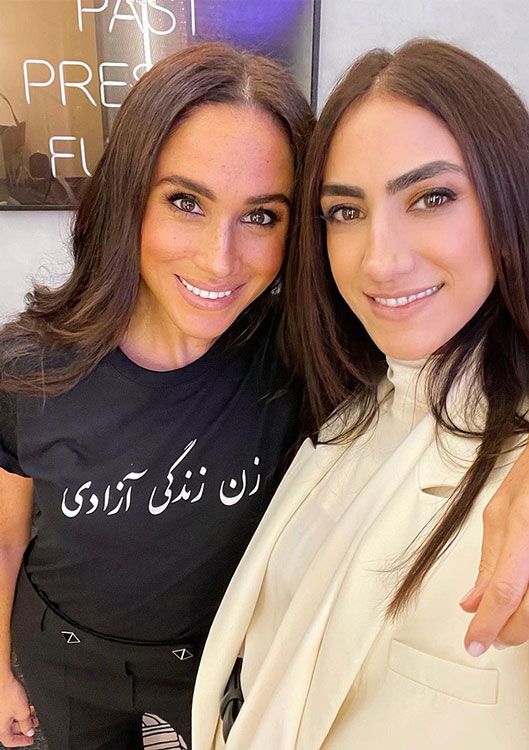 Meghan Markle y Mandana Dayani 