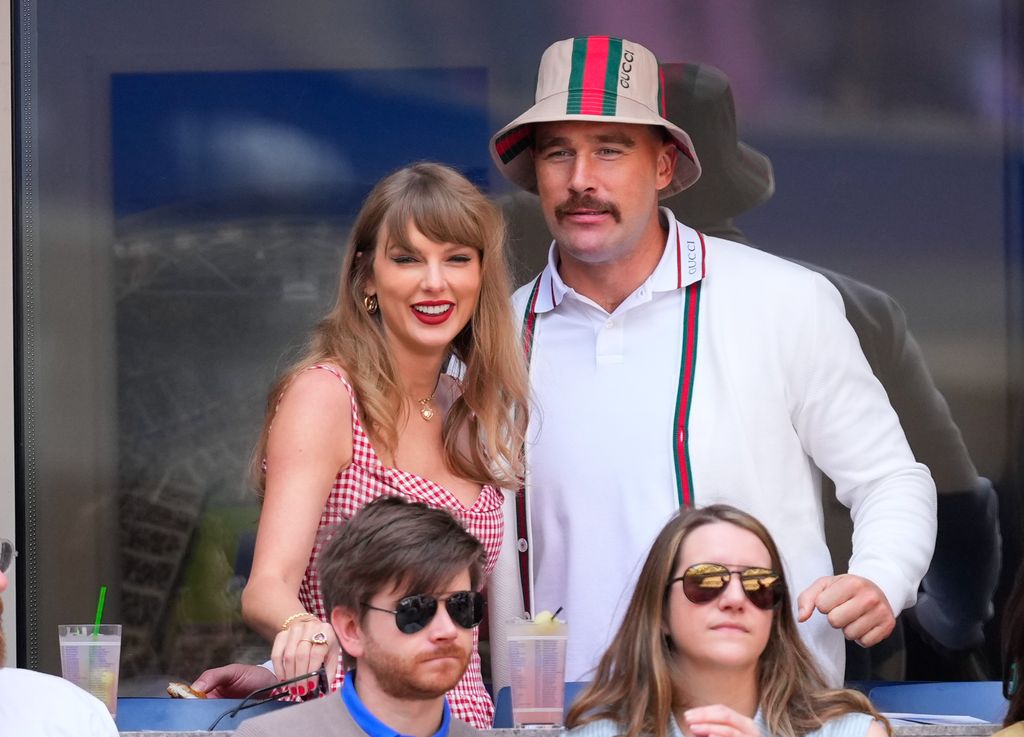 Taylor Swift y Travis Kelce en el US Open 2024