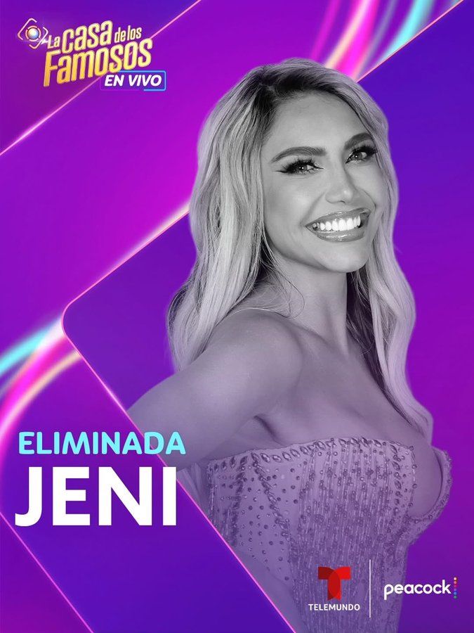 Jeni de la Vega, la 13° eliminada de 'La Casa de los Famosos 6'