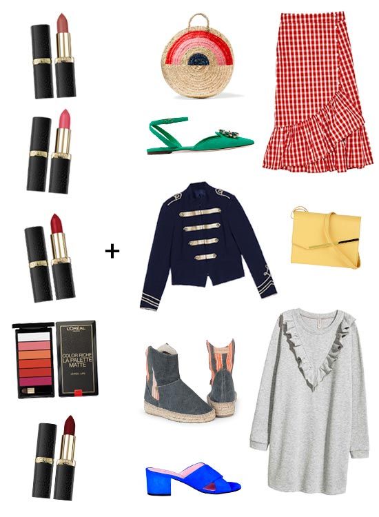 Color ropa color labios
