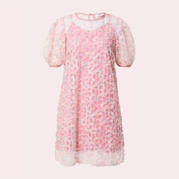 vestido gasa estampada