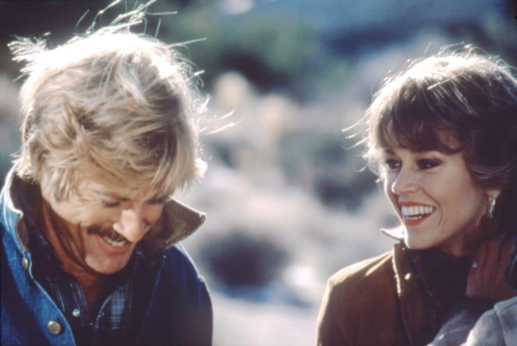 Robert Redford y Jane Fonda en 'El jinete eléctrico'