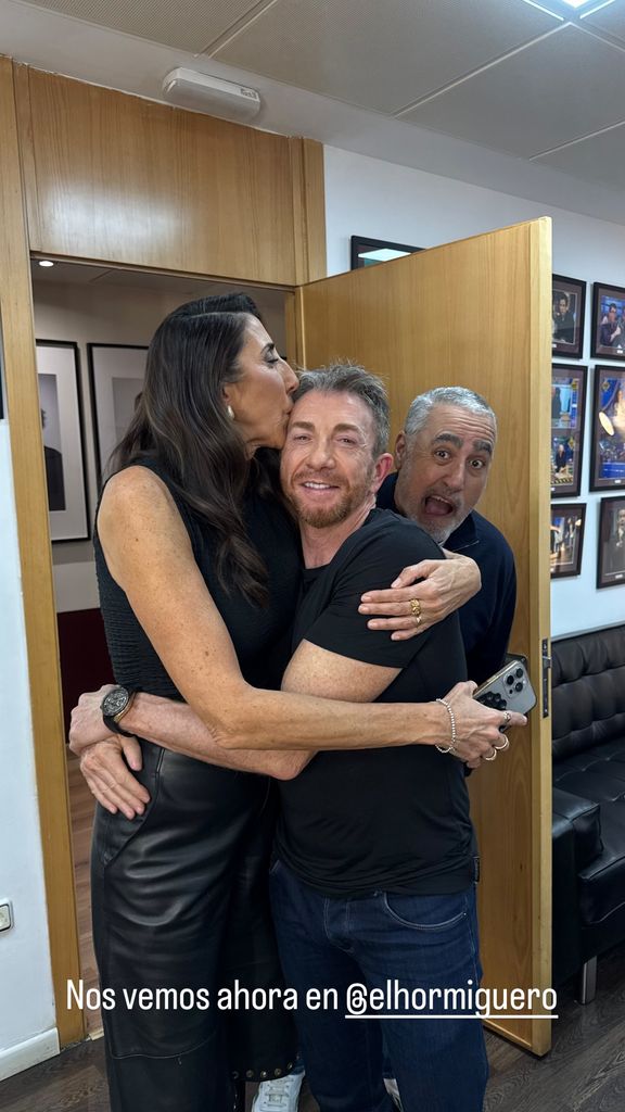 Paz Padilla y Pablo Motos en El Hormiguero