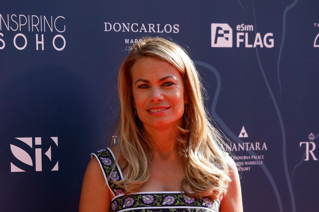 Carla Goyanes, en el photocall