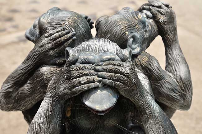 La enseñanza de los tres monos sabios y cómo aplicarla en esta época