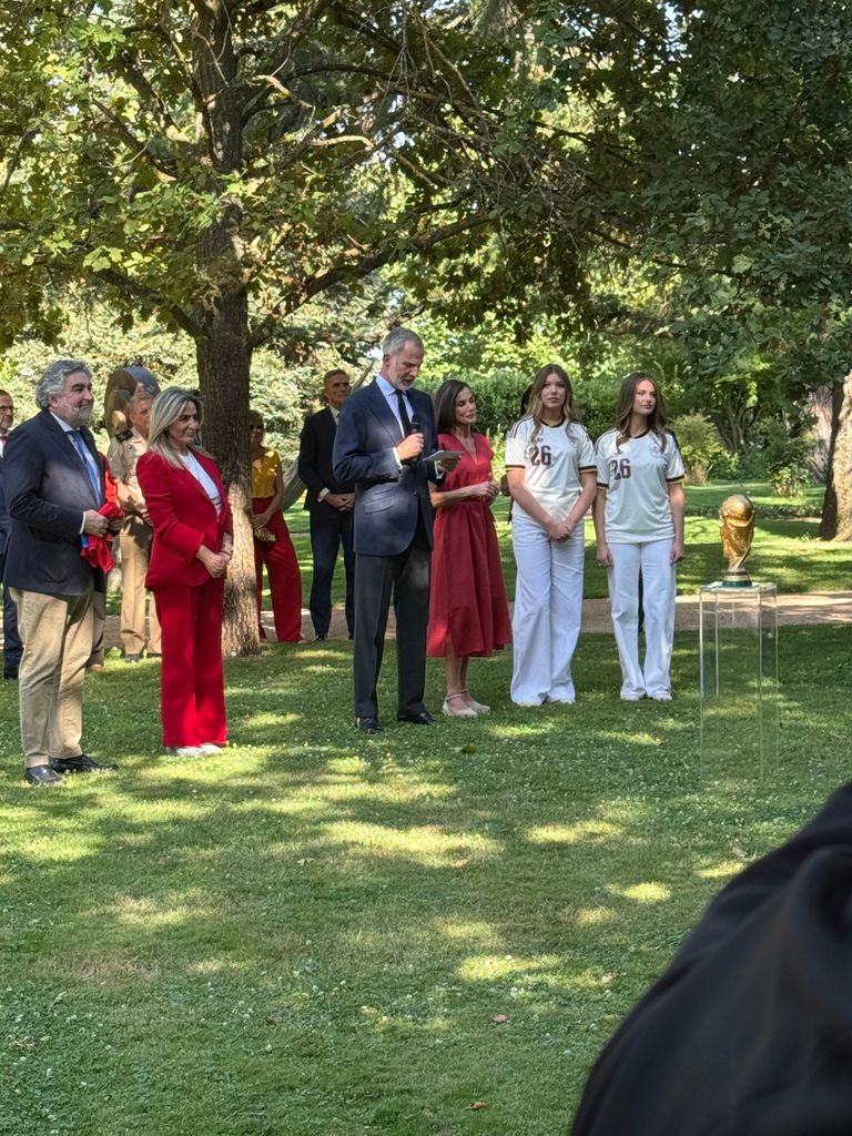 El rey Felipe VI durante su intervención
