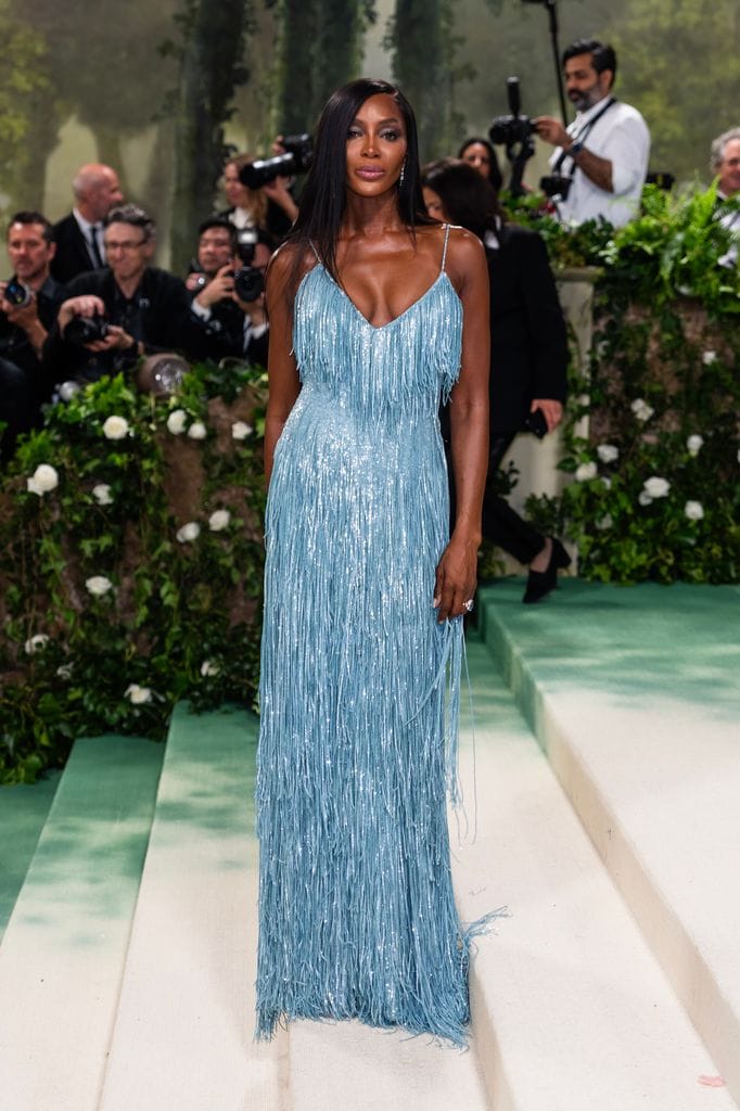 Naomi Campbell asistió el año pasado a la Met Gala donde el tema fue "Sleeping Beauties: Reawakening Fashion" en Nueva York