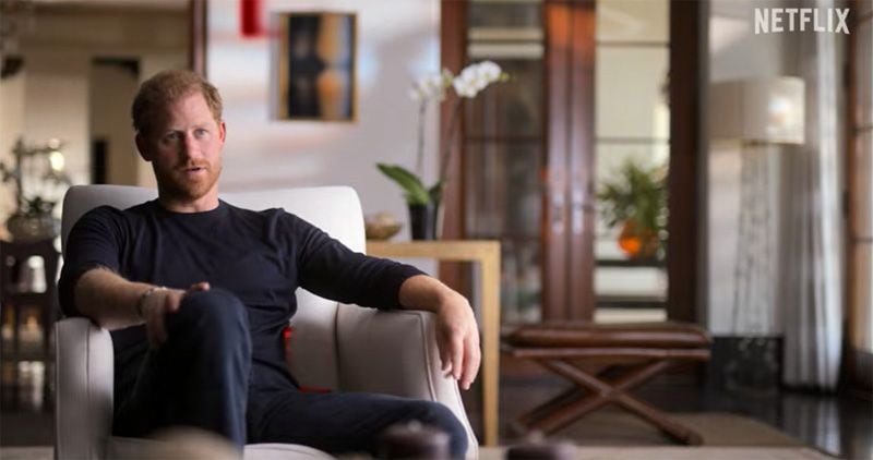 El príncipe Harry en el documental de Netflix