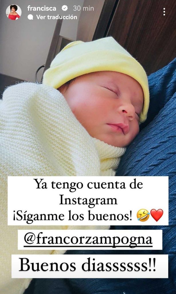 Bebé de Francisca