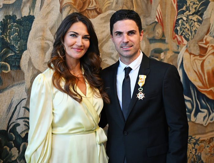 Lorena Bernal y Mikel Arteta