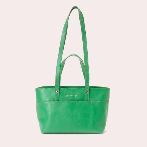 Bolso de hombro de piel jumbito con cierre cremallera Mercules