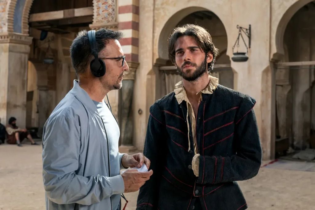 Alejandro Amenábar y Julio Peña, director y actor protagonista de la película El Cautivo