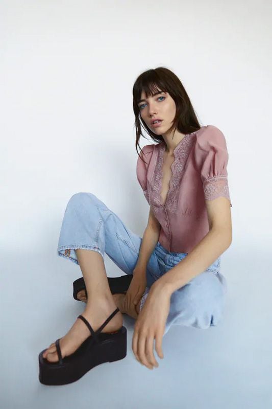 modelo zara top
