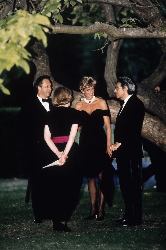 La princesa Diana durante la gala en la Serpentine Gallery en Londres, en junio de 1994.