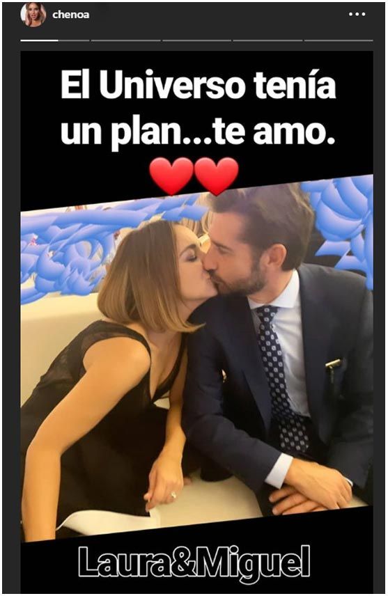 Chenoa y Miguel Sánchez Encinas