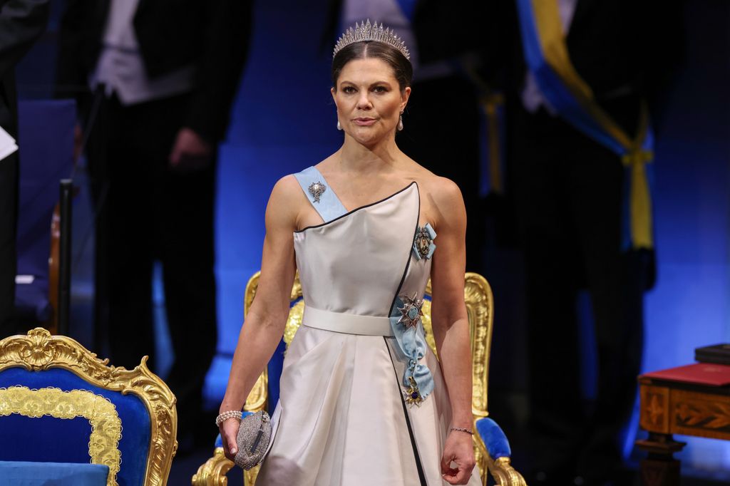 Victoria de Suecia en la ceremonia de los Premios Nobel 2025