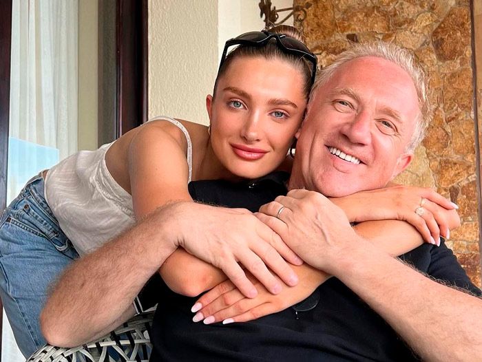 François-Henri Pinault y su hija Mathilde