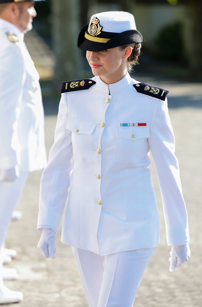 La princesa Leonor ingresa a la Escuela Naval de Marin