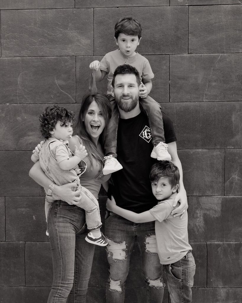 Antonela Roccuzzo y Lionel Messi son padres de Thiago, Mateo y Ciro
