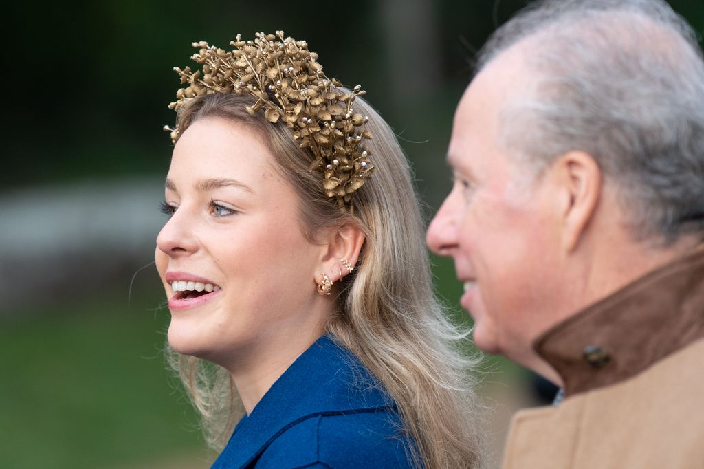 Lady Margarita Armstrong-Jones y el conde Snowdon en el día de Navidad de 2023