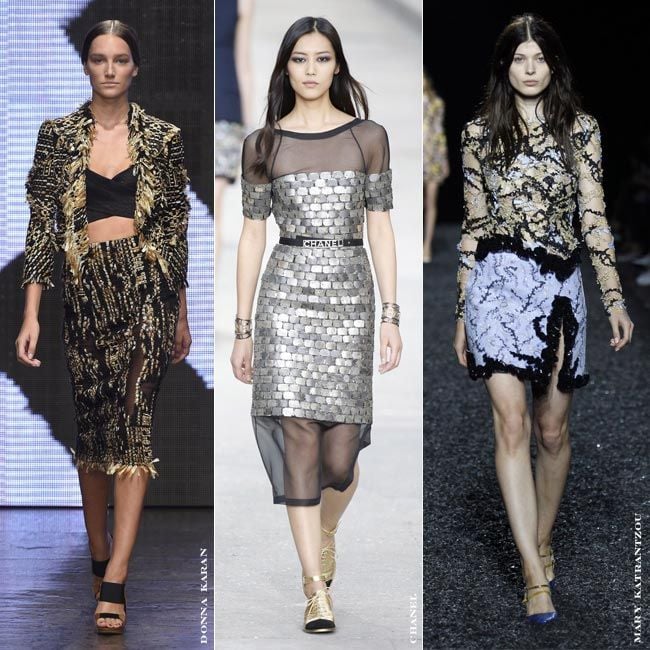Baroque chic: Karan, Chanel y Katrantzou