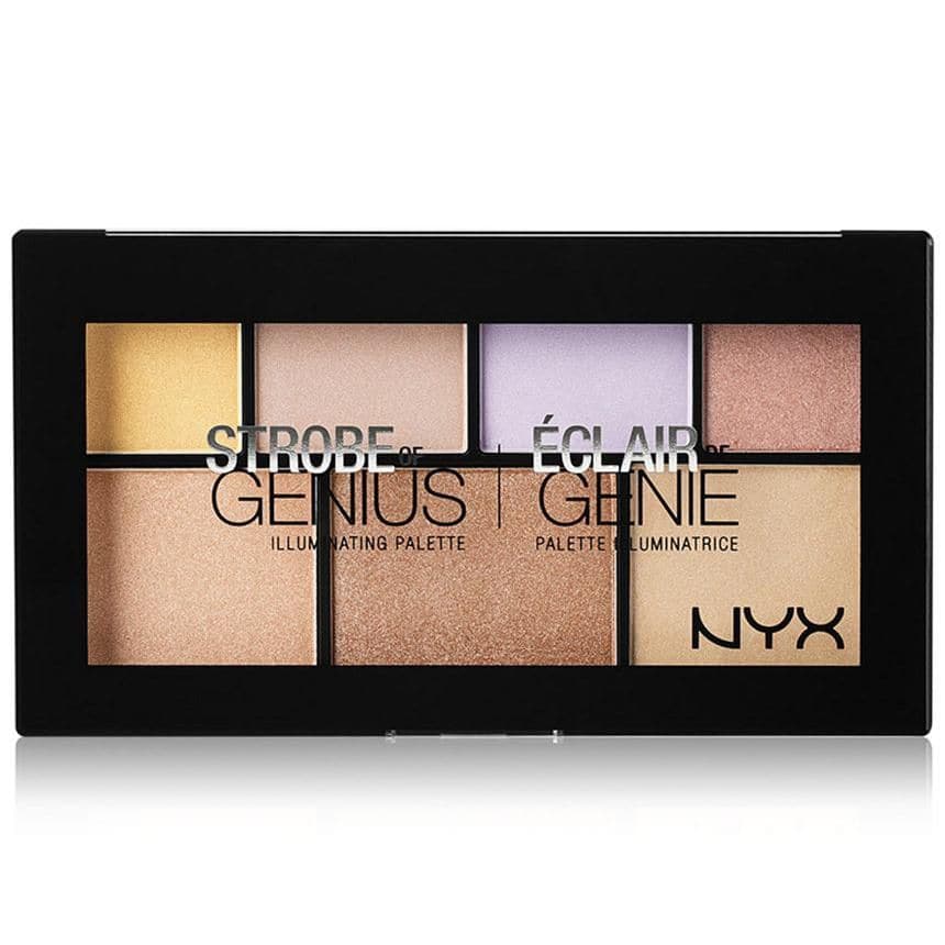 nyx strobe of genius highlighting palette