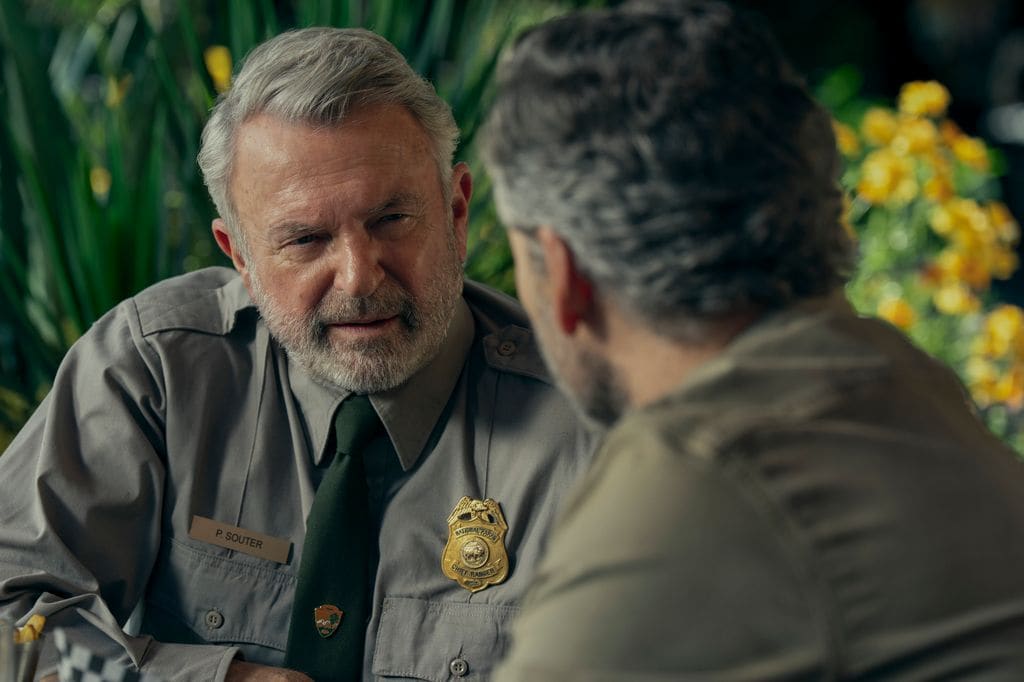 Sam Neill es el jefe de los guardabosques en 'Indomable'