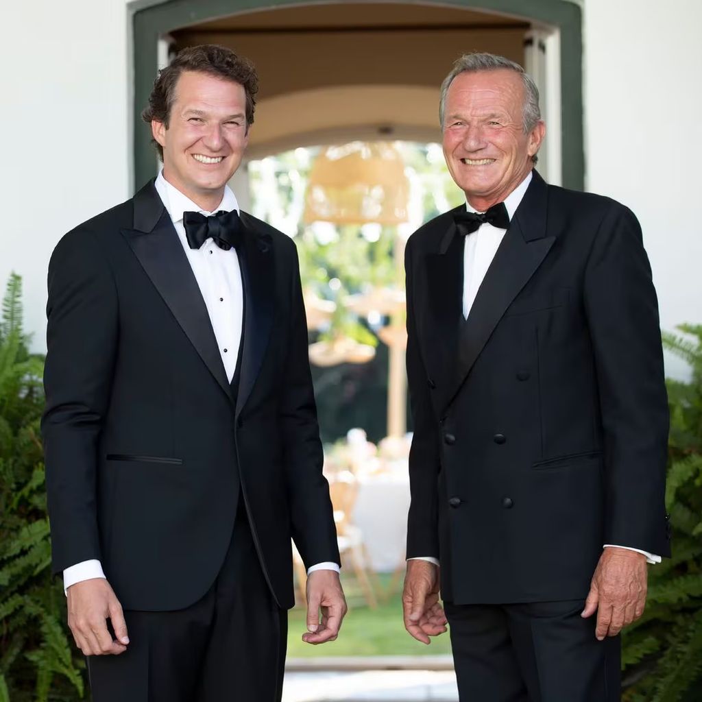 Los dos Luis Astolfi, padre e hijos, en aquel día inolvidable