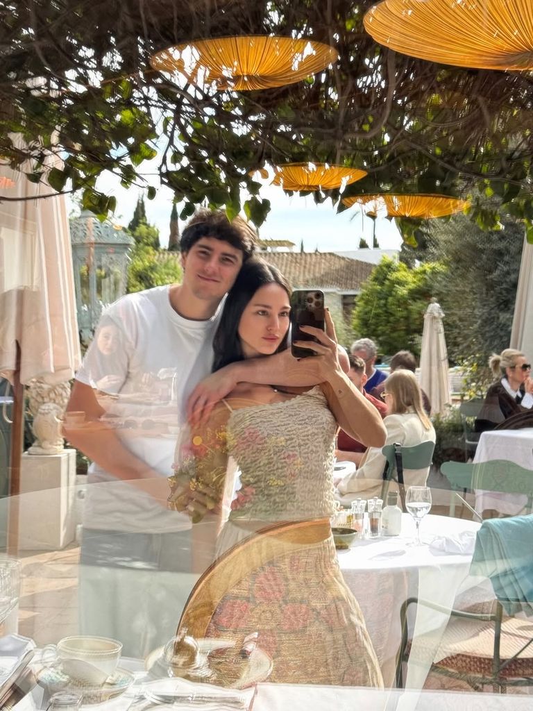 Rochi Laffón con su novio, Cristóbal