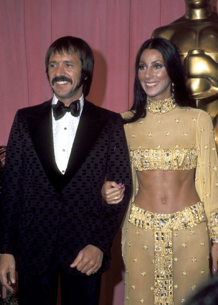 Su 'look' para los Oscar en 1973