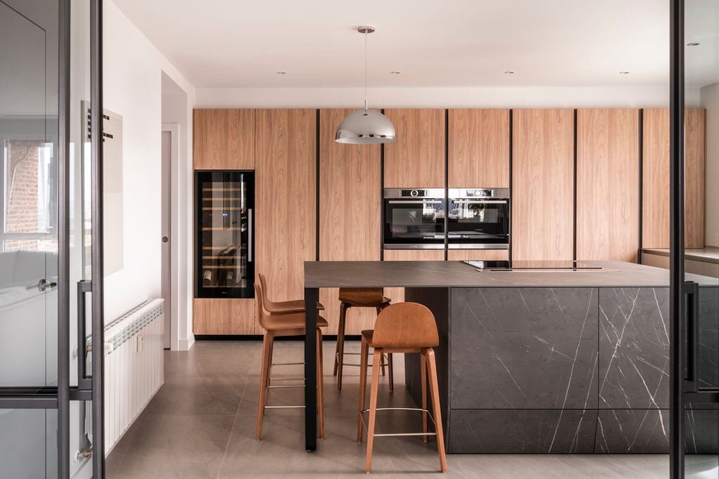 Cocina con isla, de Santos