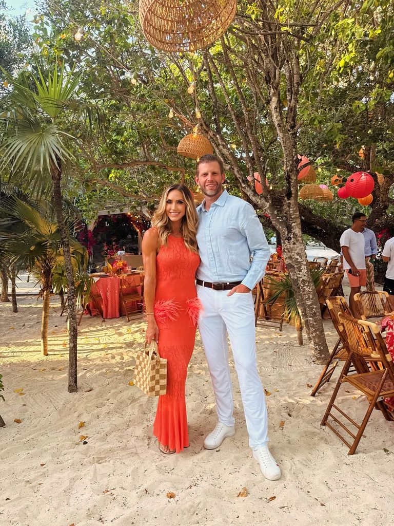 Lara y Eric Trump, en la idílica isla de Las Bahamas
