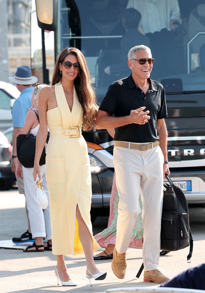 George y Amal Clooney
